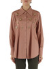 ROSA | Camicia in popeline con strass e perline