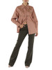ROSA | Camicia in popeline con strass e perline