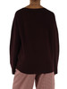 BORDEAUX | Maglia in misto viscosa con collo alto rimovibile