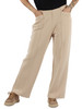 BEIGE | Pantaloni sportivi in scuba di misto modal