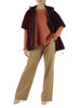 BEIGE | Pantalone gamba larga in misto viscosa