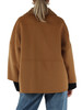 CAMMELLO | Cappotto in tessuto double di misto lana