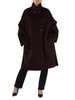 BORDEAUX | Cappotto reversibile in misto lana