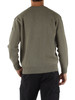 VERDE | Maglia girocollo in misto lana Global Recycled Standard