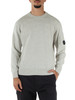 GRIGIO CHIARO | Maglia girocollo in misto lana Global Recycled Standard