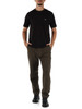 VERDE SCURO | Pantaloni cargo Moleskin Stretch
