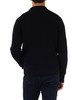 BLU SCURO | Cardigan lavorato in lana merino extrafine