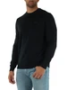 VERDE SCURO | Maglia girocollo in lana regular fit