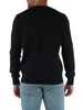 VERDE SCURO | Maglia girocollo in lana regular fit