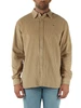 BEIGE | Camicia regular fit in velluto a coste