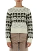OFF WHITE | Maglia in misto lana vergine RANCH