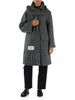 GRIGIO | Cappotto in tweed LATINO con maxi scarpa abbinata
