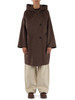 MARRONE | Cappotto reversibile in lana vergine BALTA