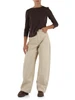 BEIGE | Pantalone barrel ORDINE in cotone