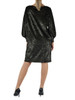 NERO | Vestito in velluto e lurex