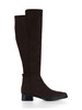 MARRONE | Stivali in tessuto effetto suede LEX