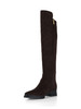 MARRONE | Stivali in tessuto effetto suede LEX