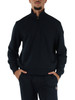 BLU SCURO | Felpa mezza zip MODISH