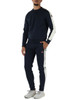 BLU SCURO | Pantaloni sportivi GAMER con bande laterali