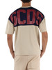 BEIGE | Baumwoll-T-Shirt mit Logodruck