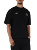 SCHWARZ | Baumwoll-T-Shirt mit Logodruck