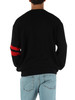 NERO | Maglia girocollo in misto lana