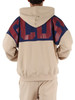BEIGE | Felpa in cotone garzato con cappuccio
