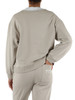 BEIGE | Felpa collo a V in cotone