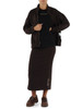 MARRONE | Felpa con zip in cotone