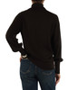 BRAUN | Rollkragenpullover aus reiner Schurwolle mit Armband inklusive