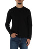 NERO | T-shirt manica lunga AMALFIML in cotone stretch