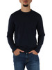 BLU SCURO | T-shirt manica lunga AMALFIML in cotone stretch