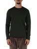 VERDE SCURO | T-shirt manica lunga AMALFIML in cotone stretch