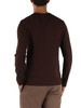 MARRONE | T-shirt manica lunga AMALFIML in cotone stretch