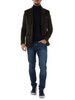 BLU SCURO | Maglia collo alto FLIRT in misto lana