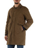 fango | Trench in canvas di cotone stone washed