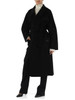NERO | Cappotto over in panno double di lana