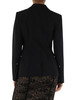 NERO | Giacca in tessuto stretch con spilla