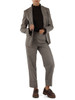 MARRONE | Pantalone in misto viscosa