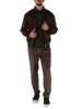 MARRONE | Pantalone TOM in velluto a coste