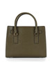 VERDE MILITARE | Borsa a mano in pelle HAMILTON MODERNE Small