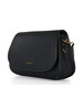 NERO | Borsa messenger in pelle martellata HOLMES Medium