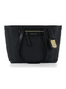 NERO | Borsa tote in pelle martellata JET SET TRAVEL Medium