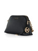 NERO | Borsa a tracolla in pelle martellata FREDDIE Small