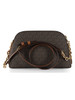 MARRONE | Borsa a tracolla stampa logo FREDDIE Small