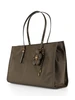 VERDE MILITARE | Borsa tote in nylon NOLITA Large