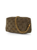 Militärgrün | BRYANT Small Suede-Tasche mit geprägtem Logo