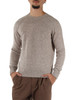 BEIGE | Maglia girocollo in lana merino extrafine