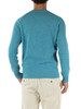 AZZURRO | Maglia girocollo in lana merino extrafine