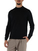 NERO | Maglia mezzo collo in lana merino extrafine
